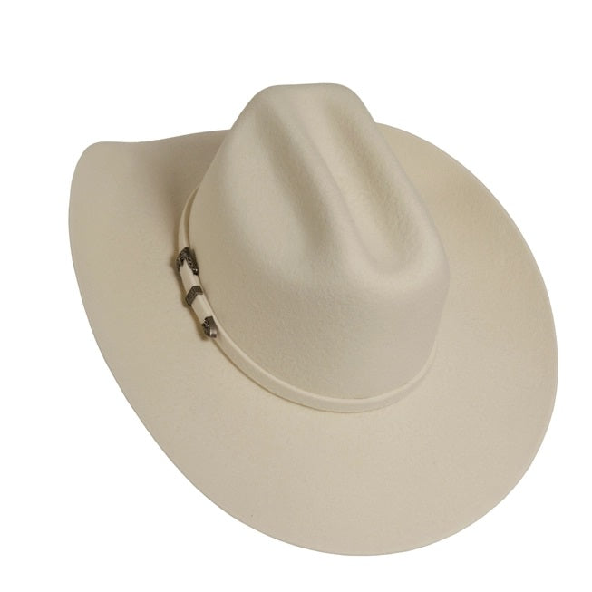 Cattleman- Felt Hat - White