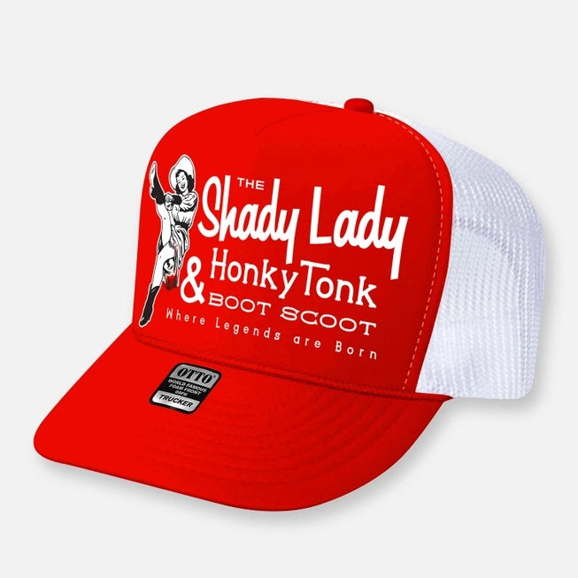 Shady Lady Honky Tonk - Red/White