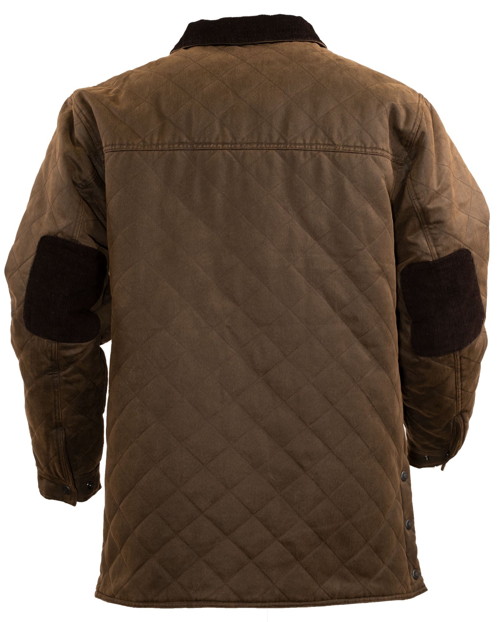 Harlow Quilted Barn Jacket- Brown 