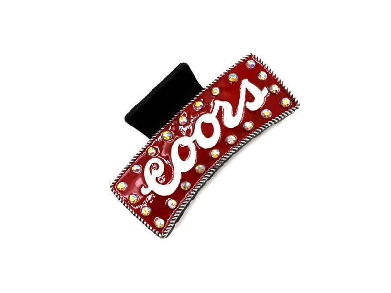 Red Coors Claw Clip -