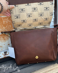 Cattleman Luxe Checkered Cowhide Purse