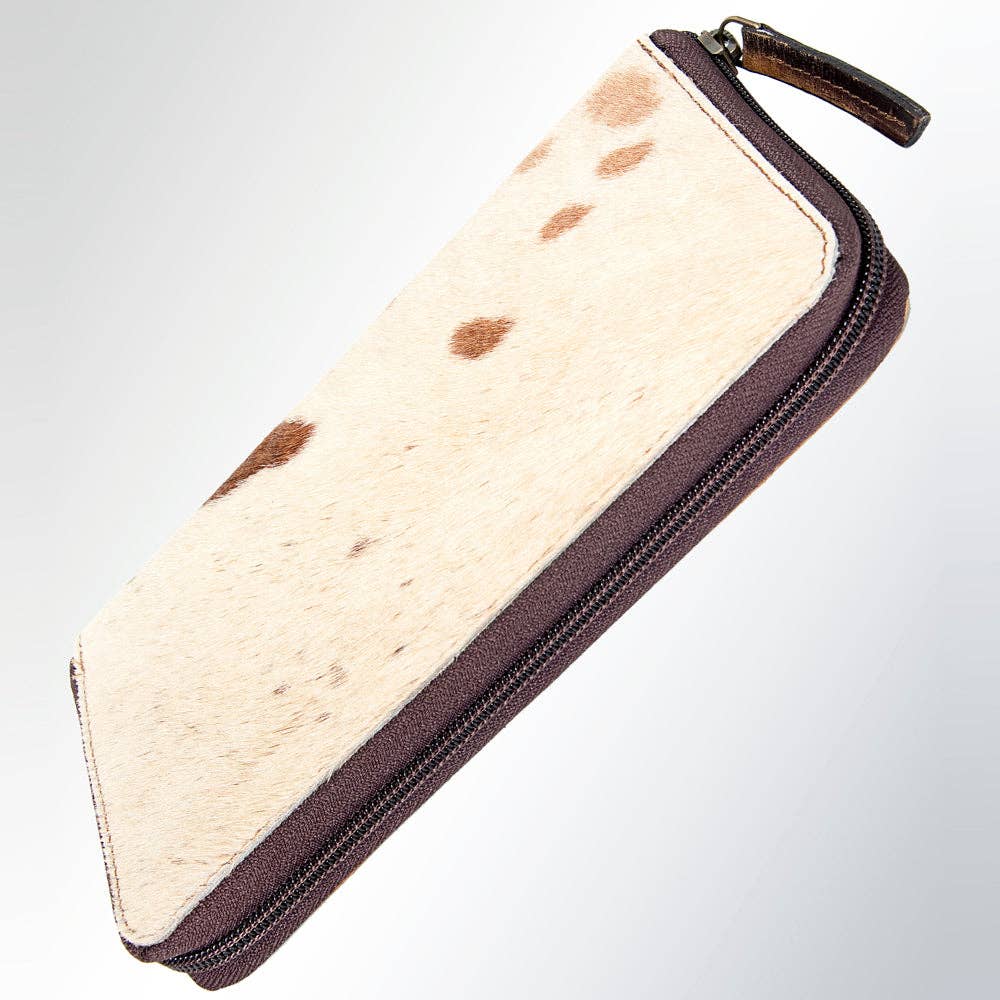 ADBGI121 Cowhide Zip Wallet