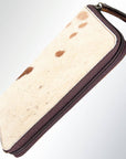 ADBGI121 Cowhide Zip Wallet