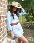 Wyatt- Fine Mexican Palm Hat- Natural