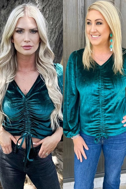 Texas Twist Top- Green- 