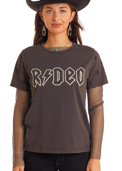Rhinestone Rodeo Tee- BW21T05410