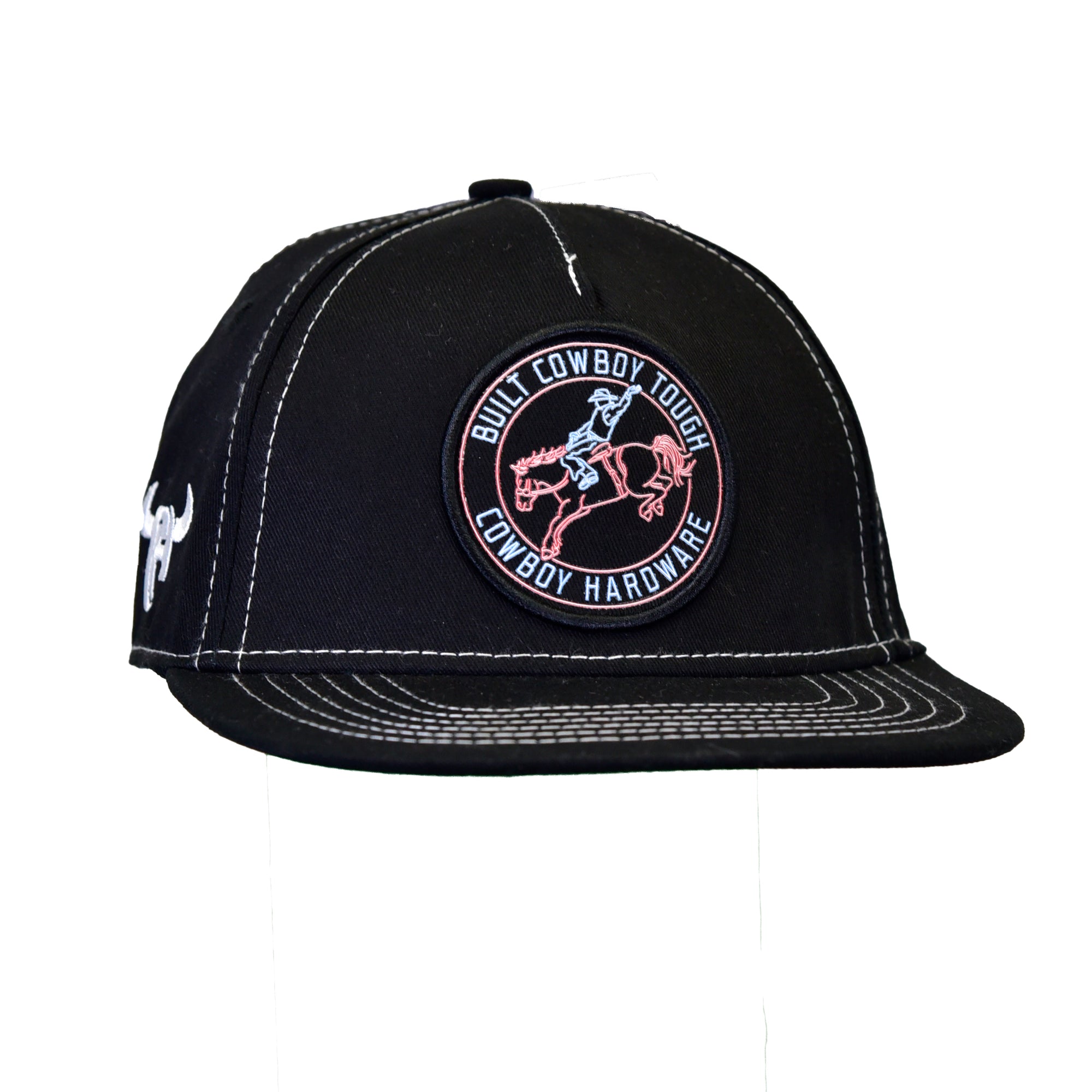 Youth Cap- Neon Built Tough- Black