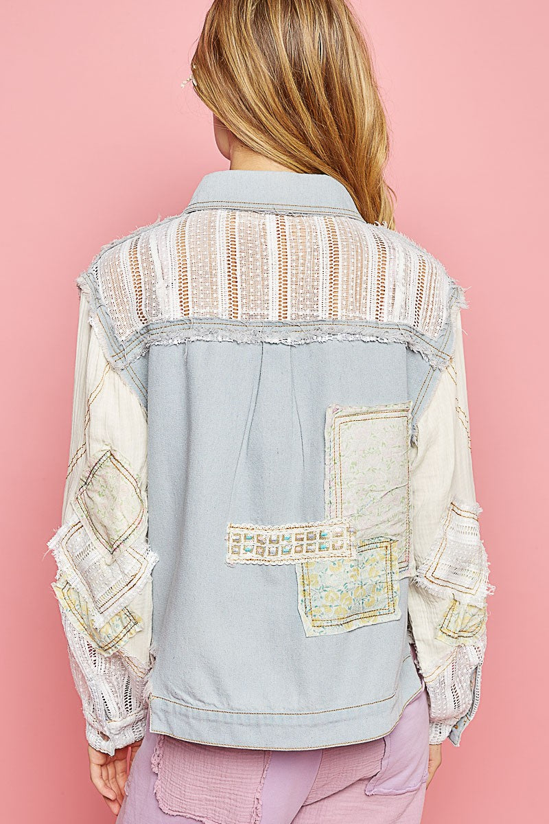 Ava Jacket- GWT170 - Light Denim 