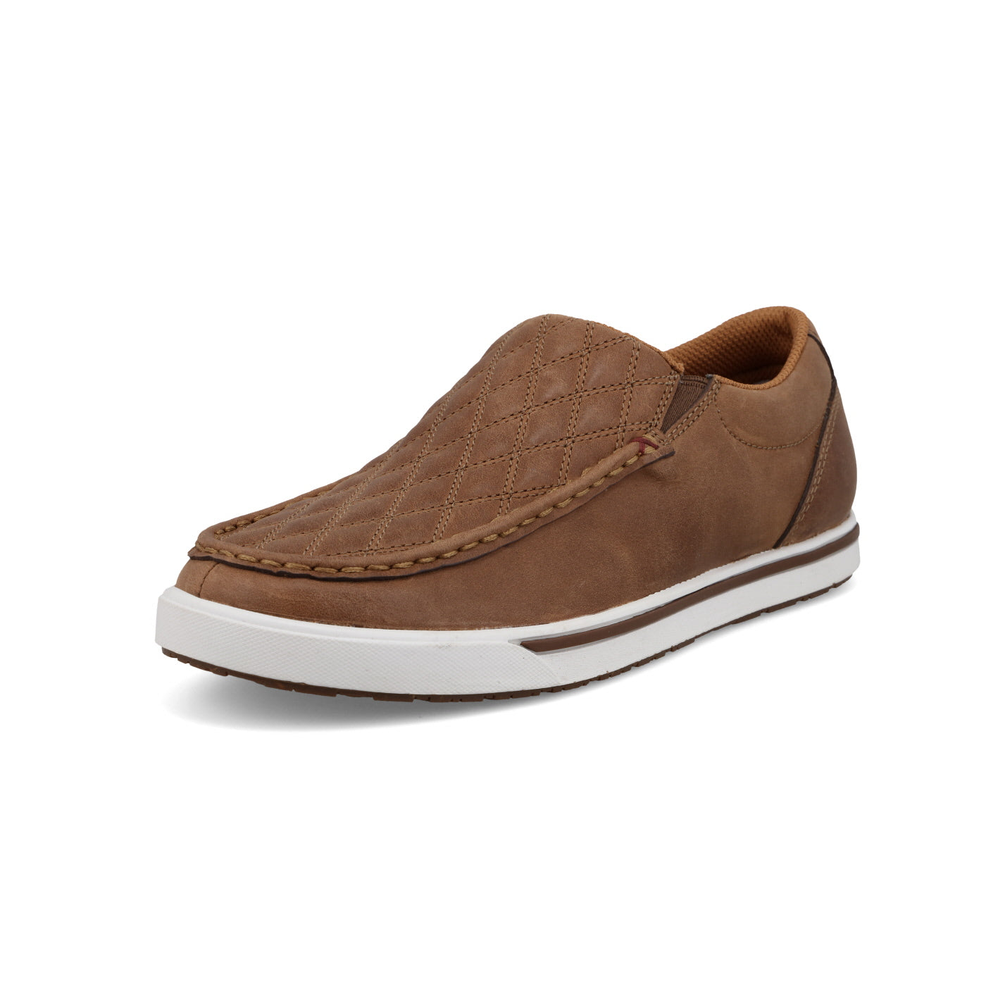 WCA0086- Slip On Kicks- Brown Leather- 