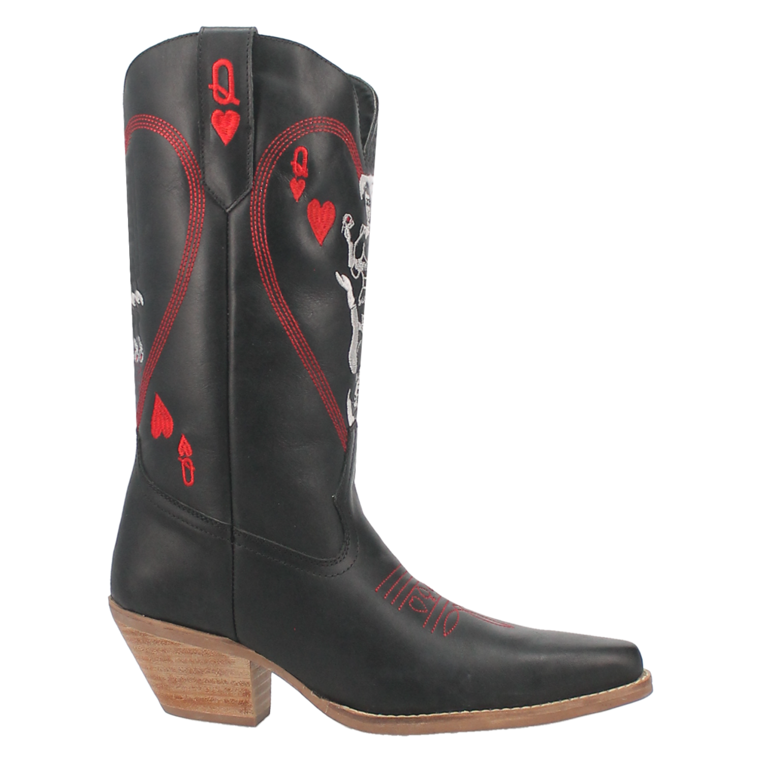 Queen A Hearts - DI174- Black 