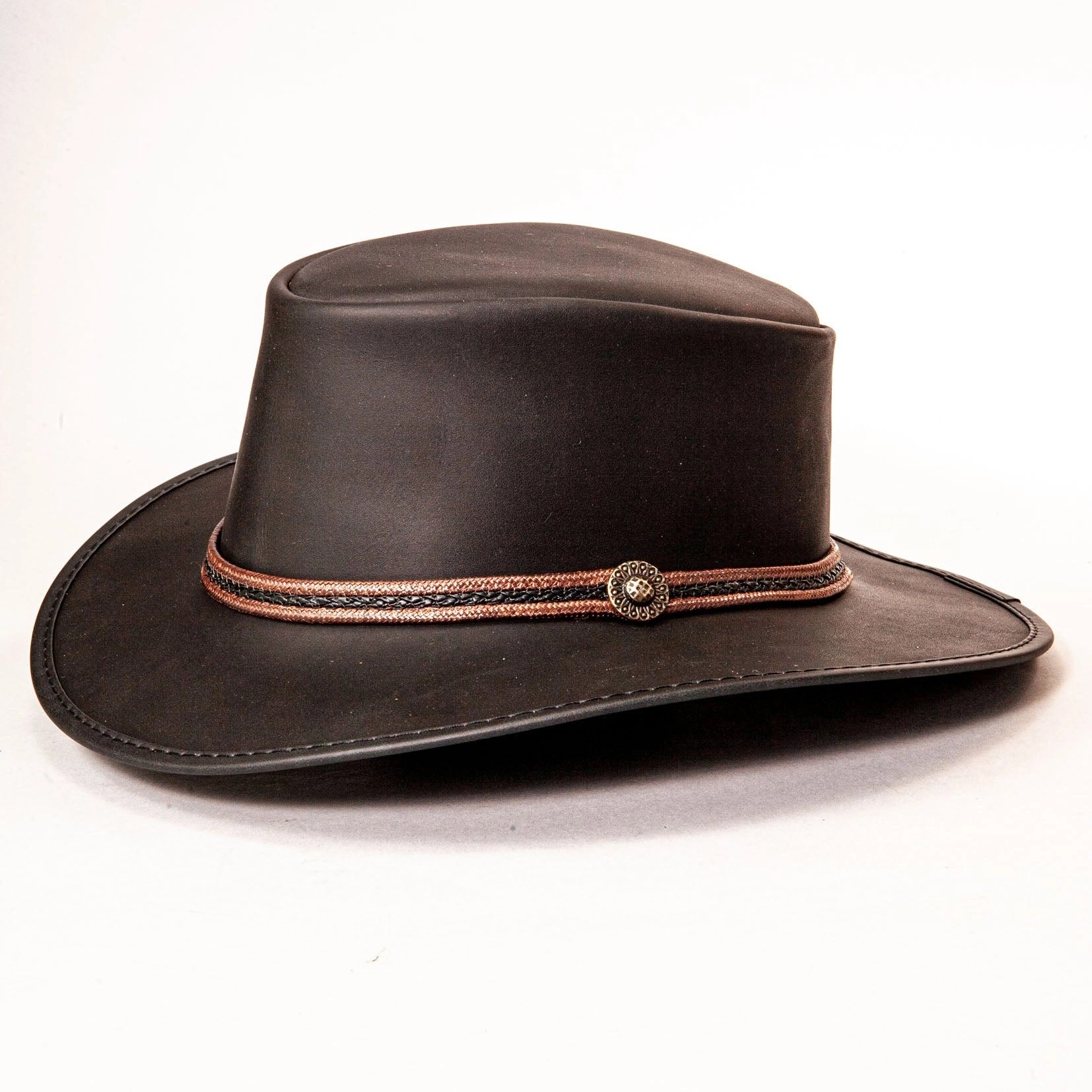 Midnight Rider Leather Hat 