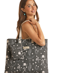 Western Emblems Tote Bag- Black