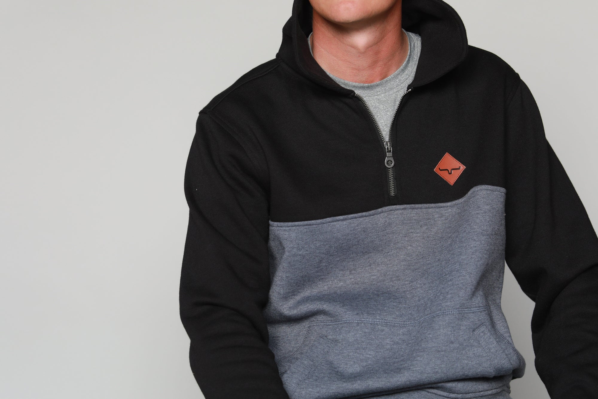 Diamond Head Sweatshirt- Black/Blue- 