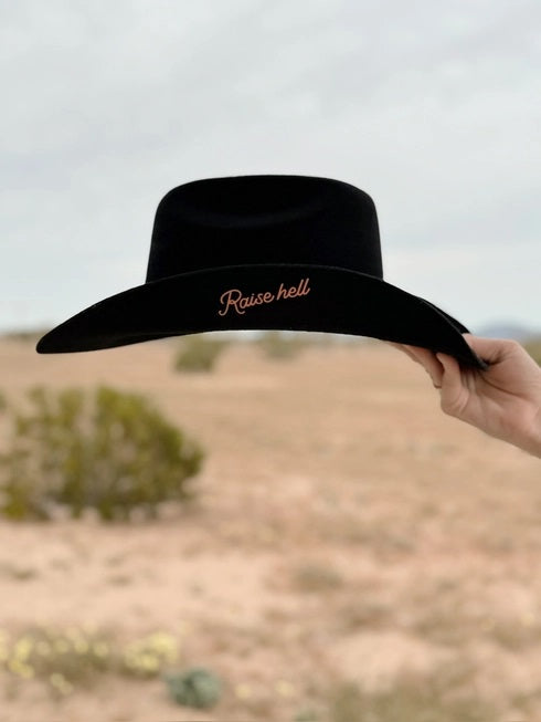 Raise Hell - Austrailian Wool Western Hat
