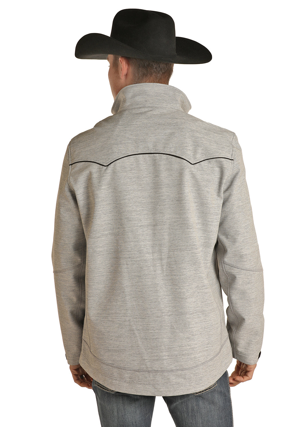 R&RD Powder River Men's Softshell in Light Grey