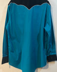 Throwback Western Embroidered Pearl Snap 
