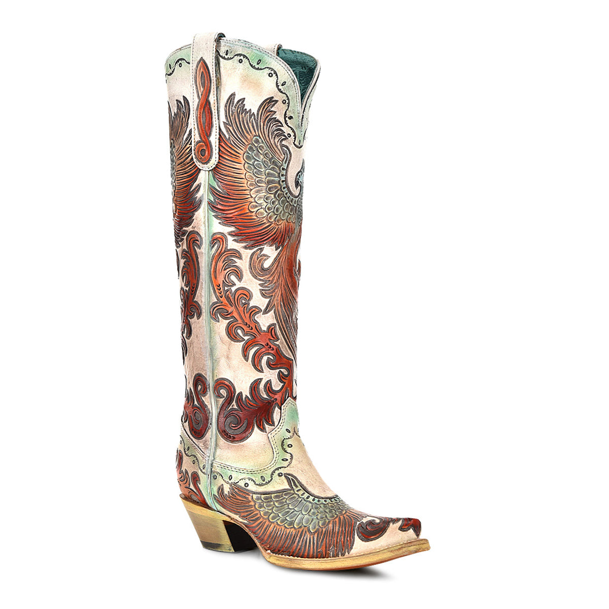 Special Edition- Hand- Painted Phoenix- A4516- 