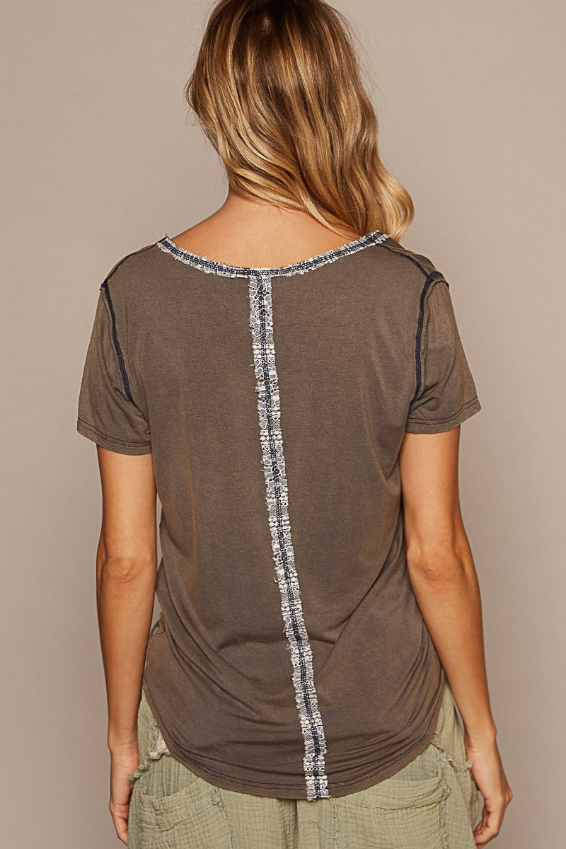 Avery Top- UKT278- Midnight Blue- 