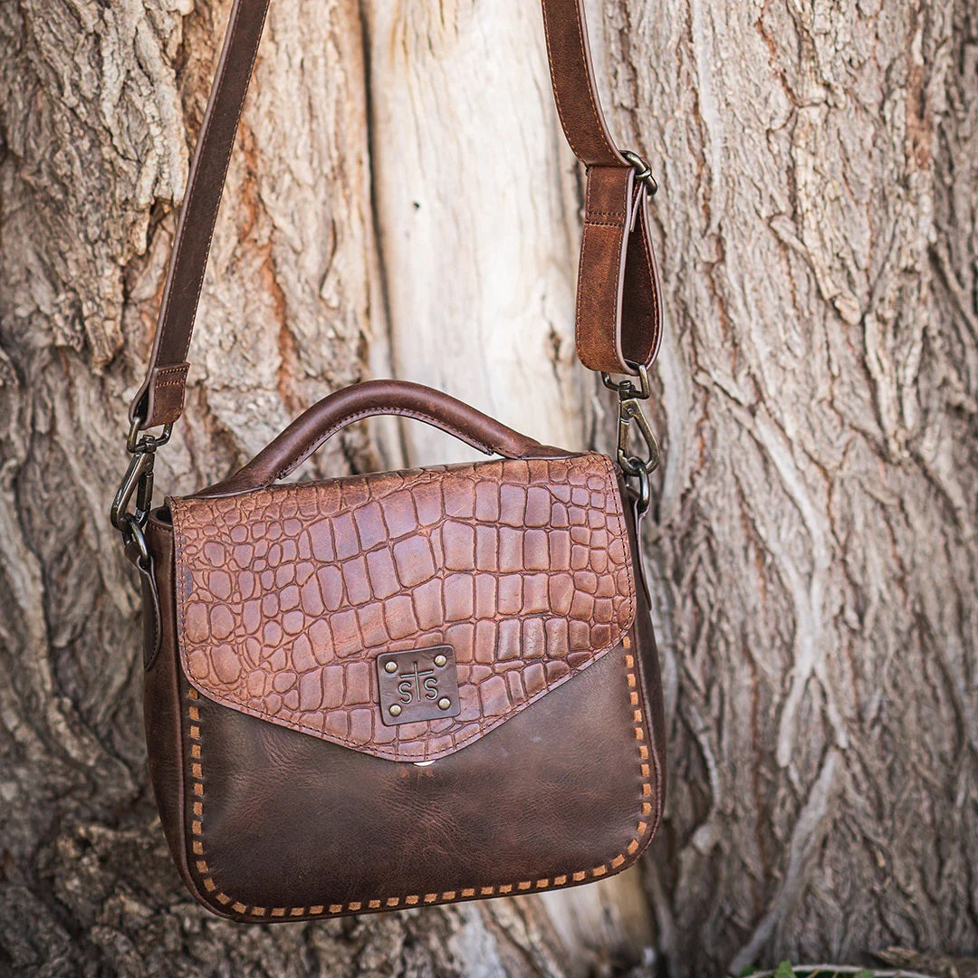 Catalina Croc Dakota Crossbody - STS33969