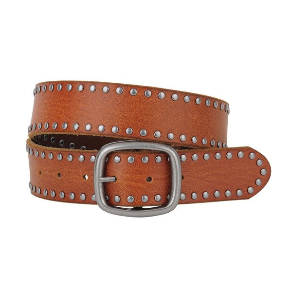 Grunge Stud Lined Belt 