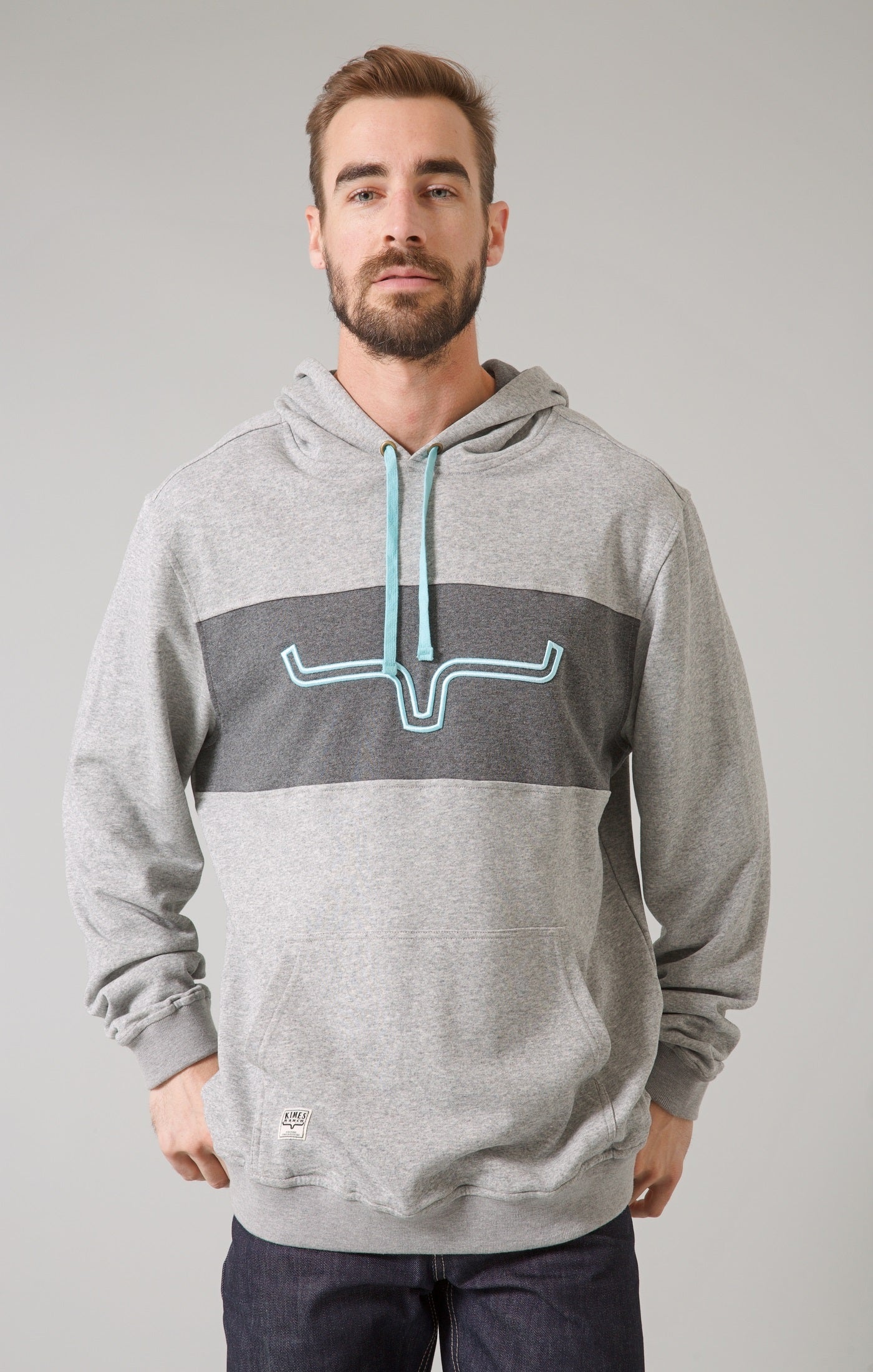 Side Winder Hoodie- Grey- 