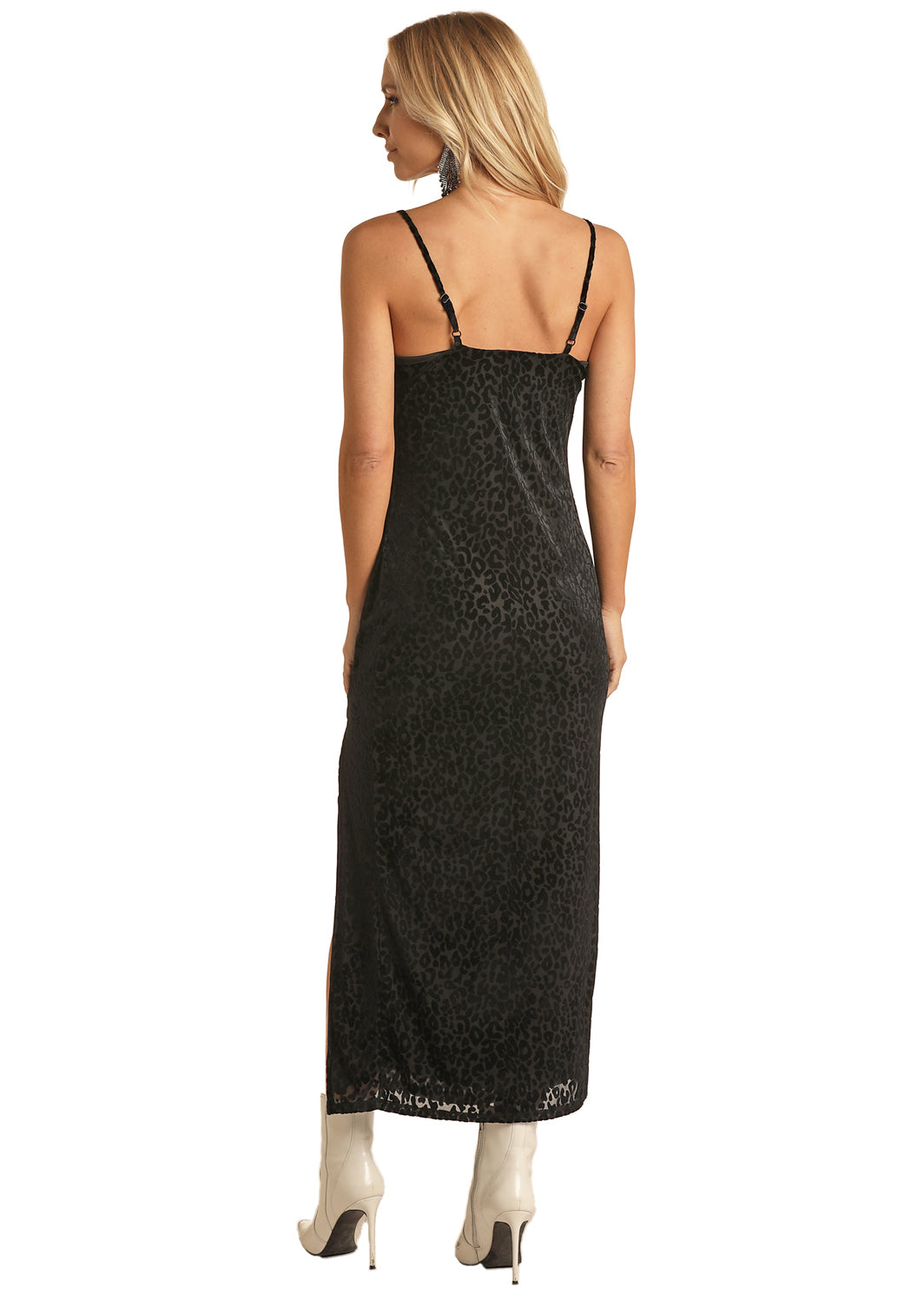 Velvet Leopard Dress 