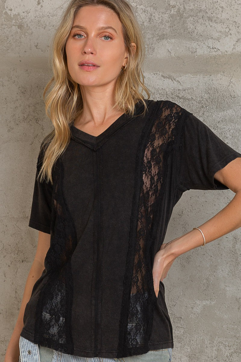 Chloe Top- YKT830 - Black 