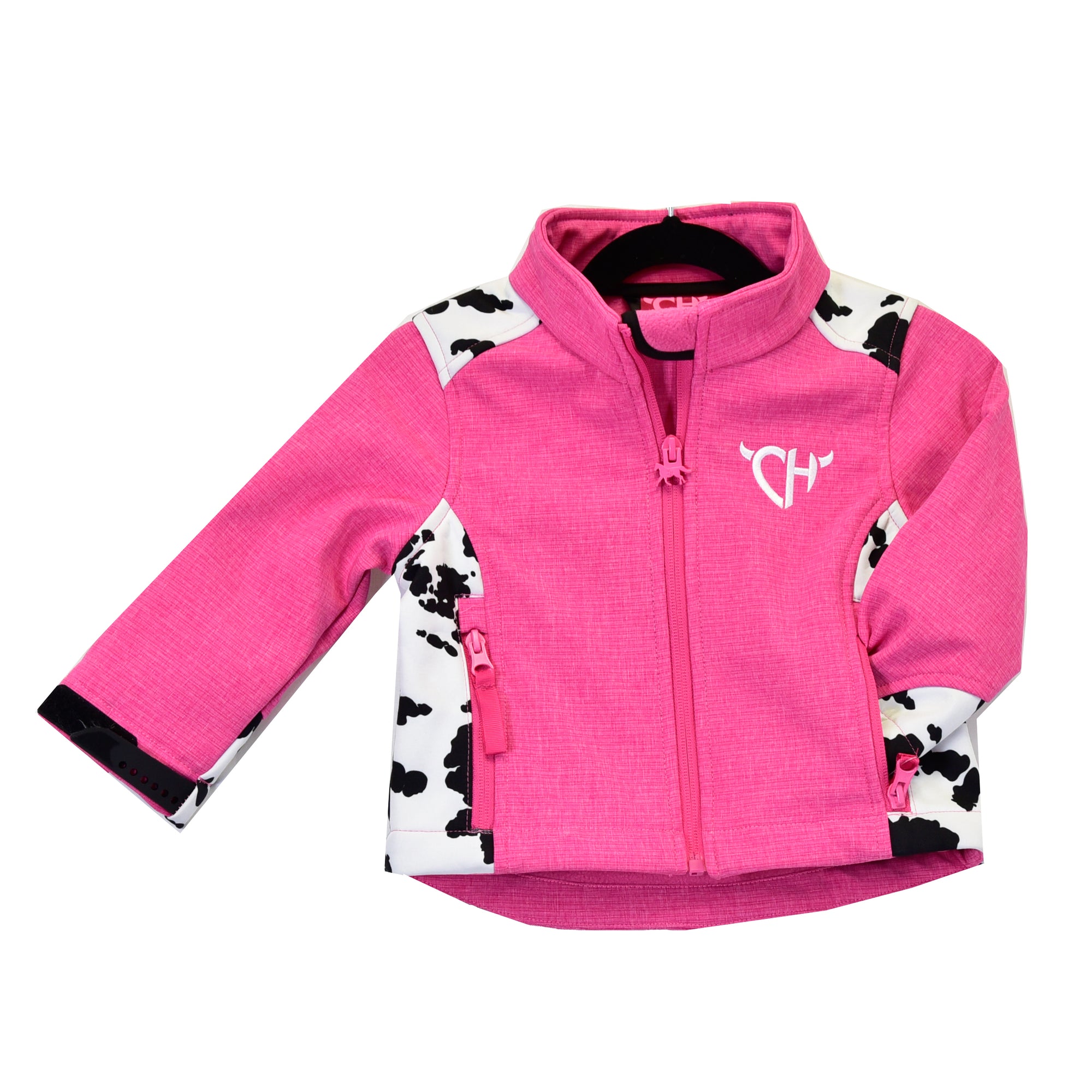 Youth- Cowprint Softshell- Pink- 492293-150 - 
