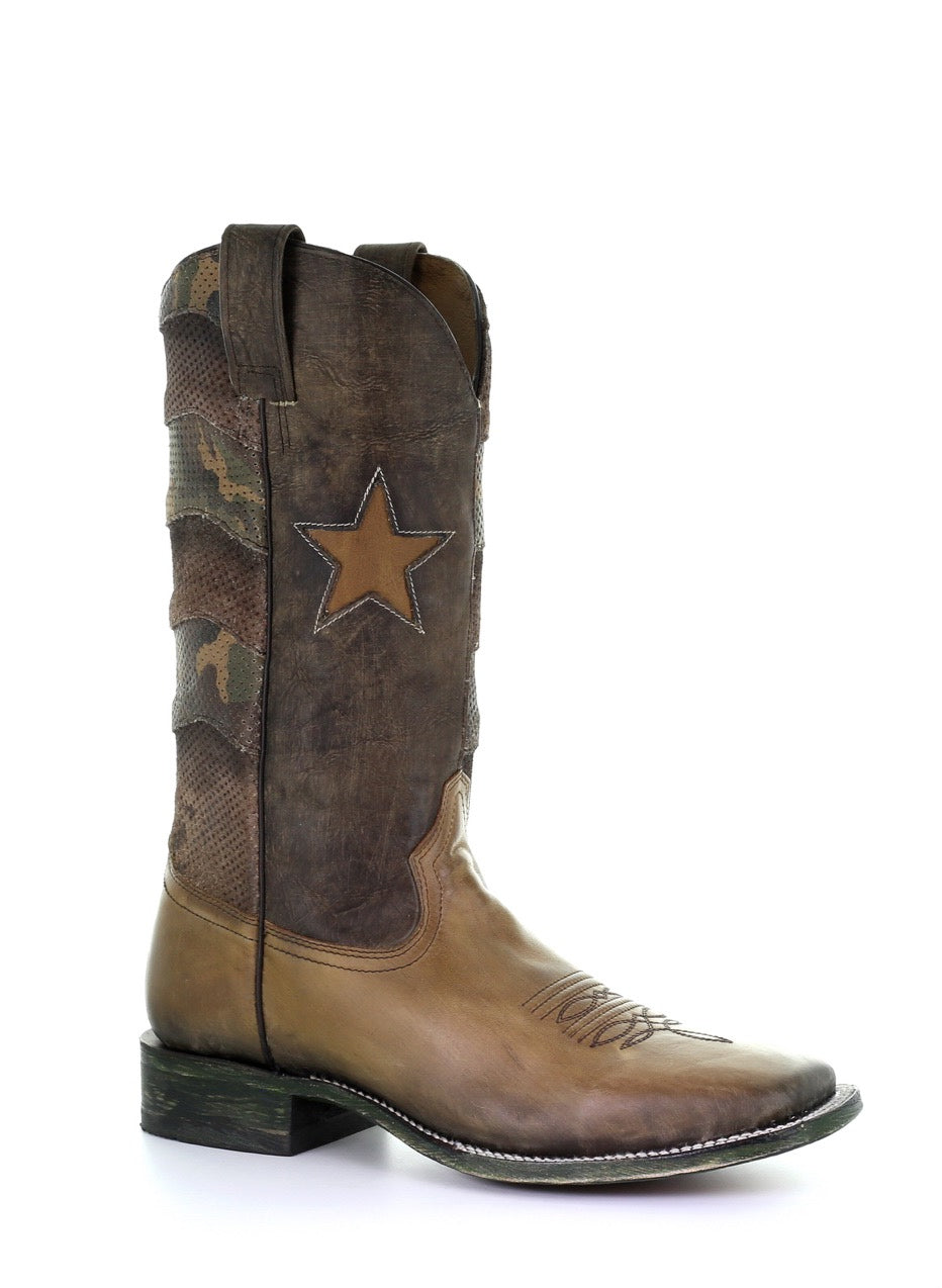 "Born in the U.S.A." Mens Corral A3764