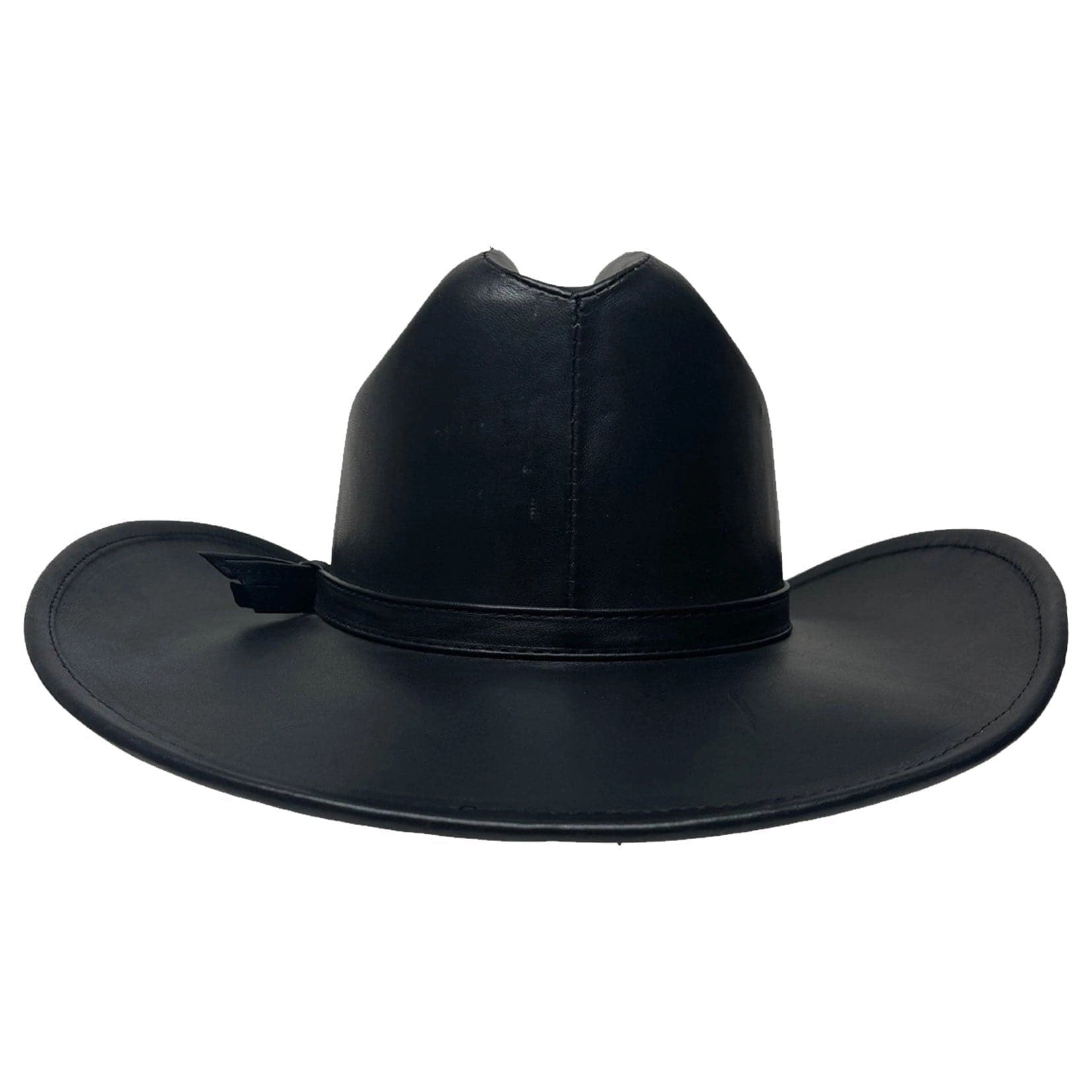 George Cattleman Leather Western Hat 