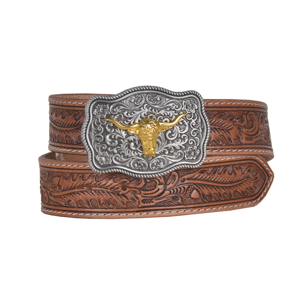 Frenzy Hand-Tooled Belt 