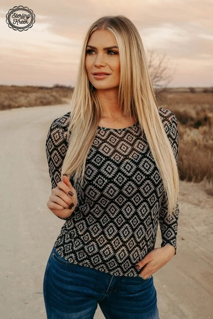 Fort Worth Mesh Top- 