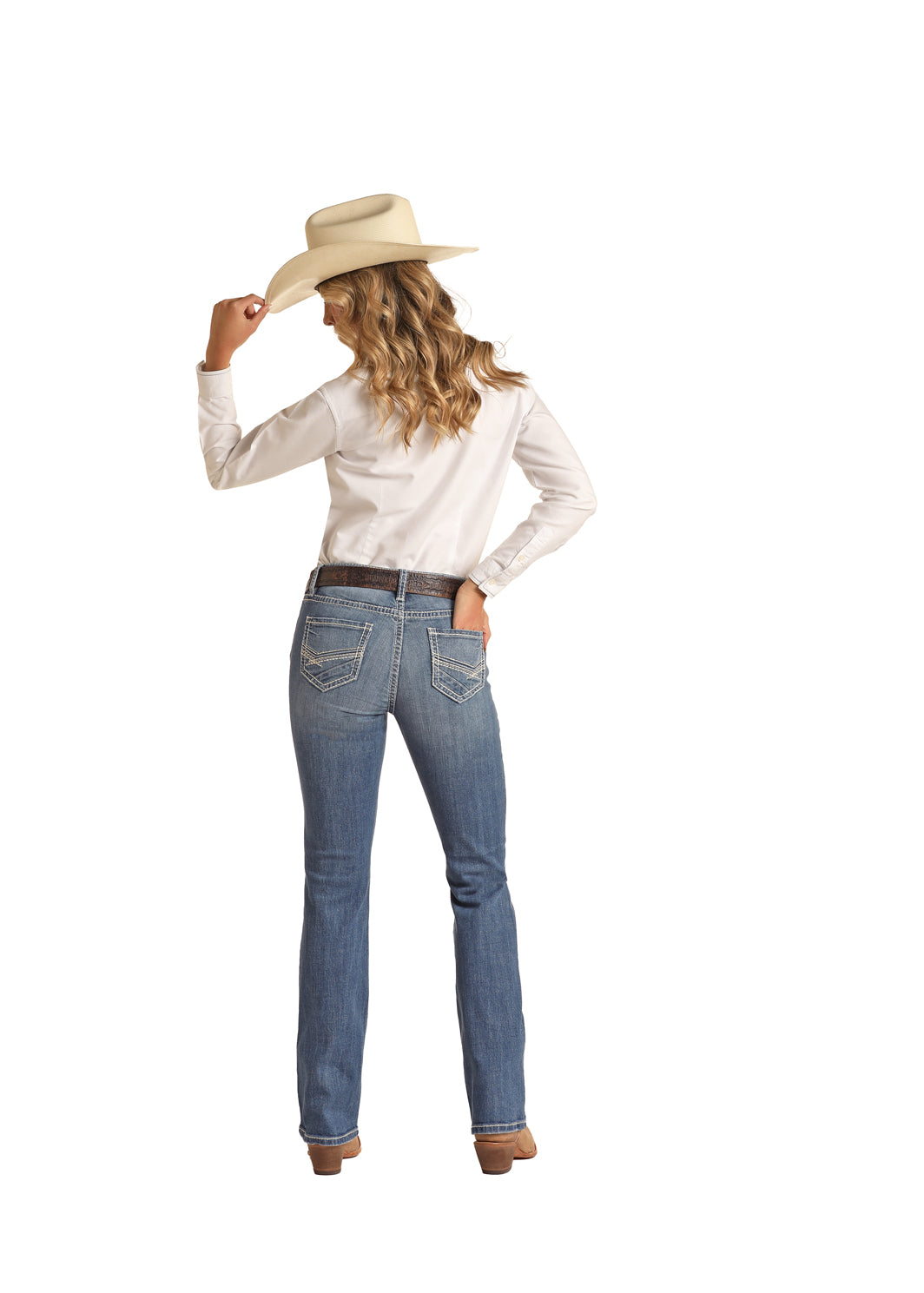 Raised Embroidered Riding - RRWD4RR106
