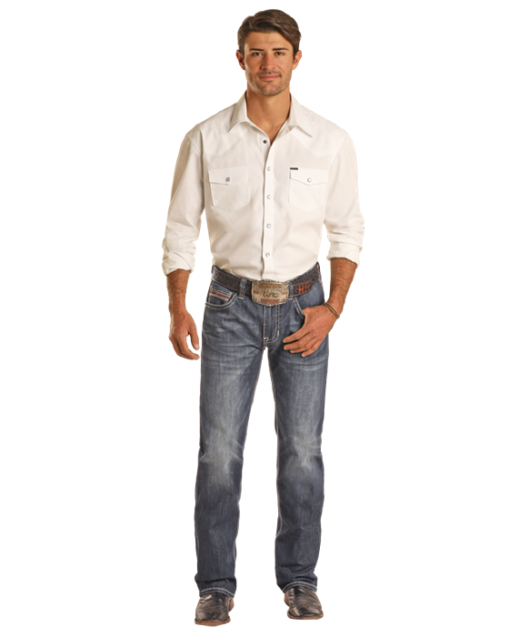 Leather Embellished Revolver- BM1RD02488