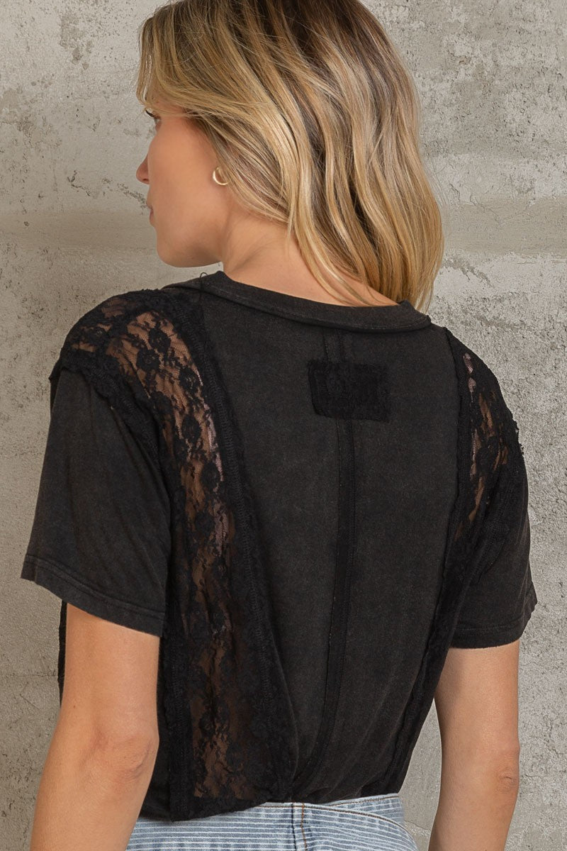 Chloe Top- YKT830 - Black 