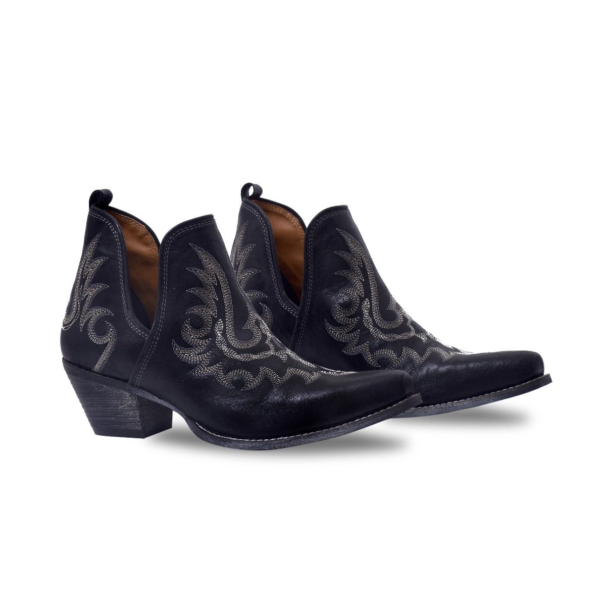 Lasso Lace Booties- Black 