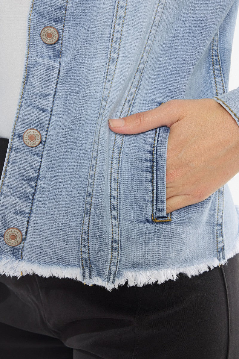 Zoey Denim Jacket - Light- 