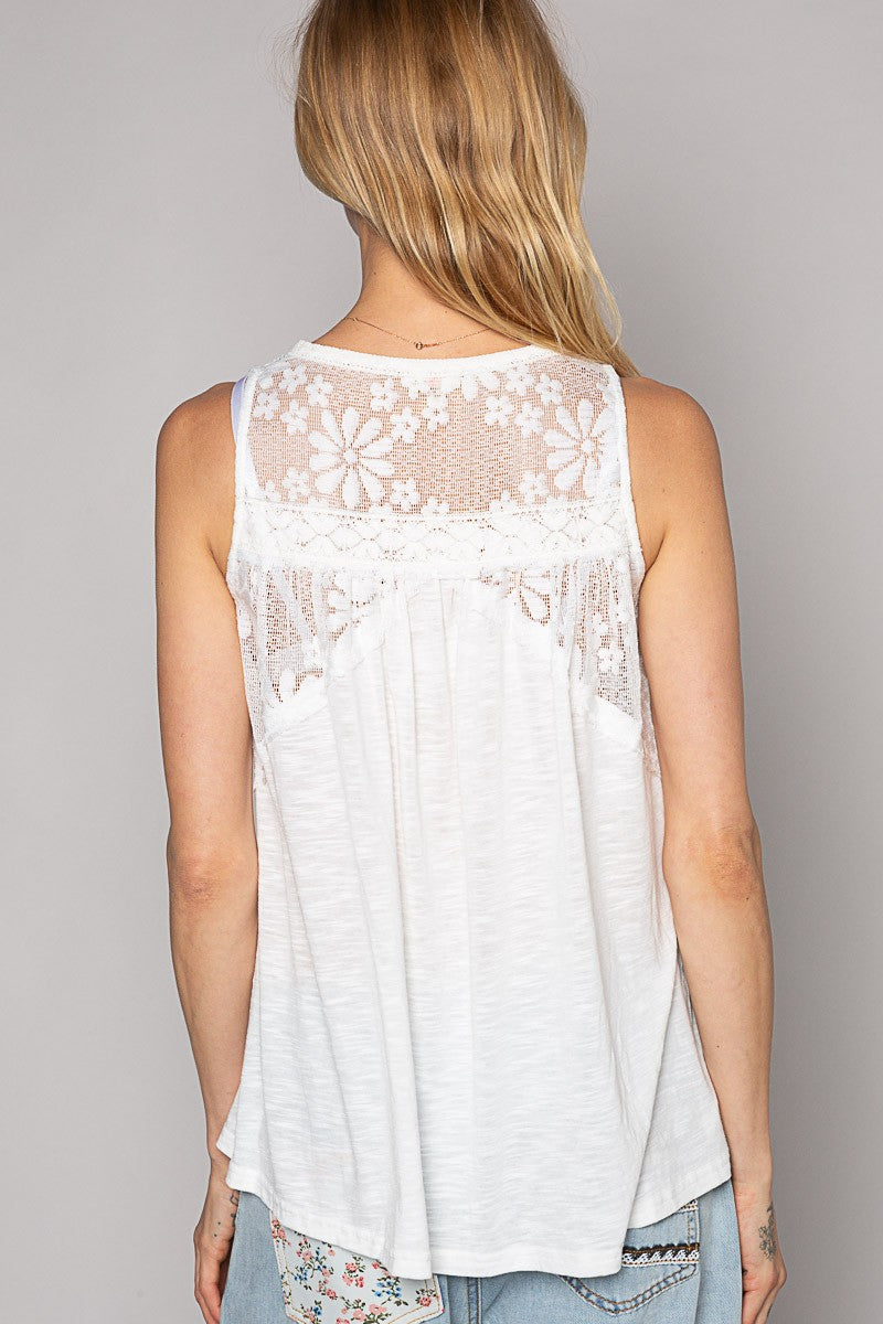 Mia Tank- GKT207 - Off- White 