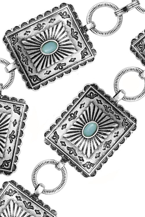 Small Square Concho Belt