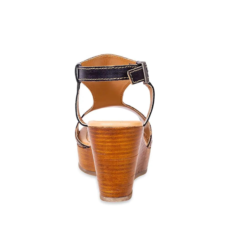 Talitha Handtooled Wedge - 