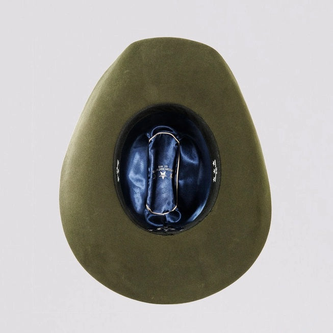 Cattleman- Felt Hat - Olive 