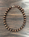 Copper Navajo Pearl Necklace- 736590