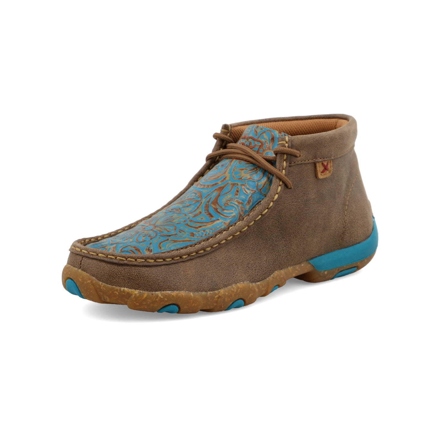 Driving Moc Womens- 9 M Bomber/Turq