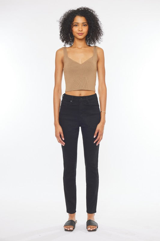Black High Rise Super-Skinny 