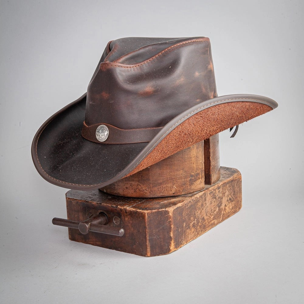 The Original Western Leather Hat 