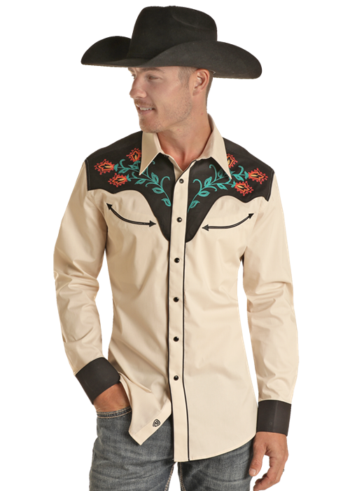 Retro Embroidered Shirt 