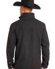 Wool Dress Coat- Black- DM92C04052-
