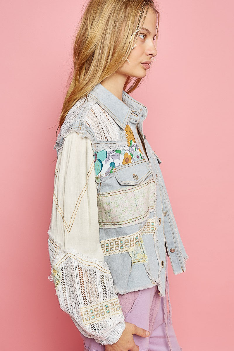 Ava Jacket- GWT170 - Light Denim 