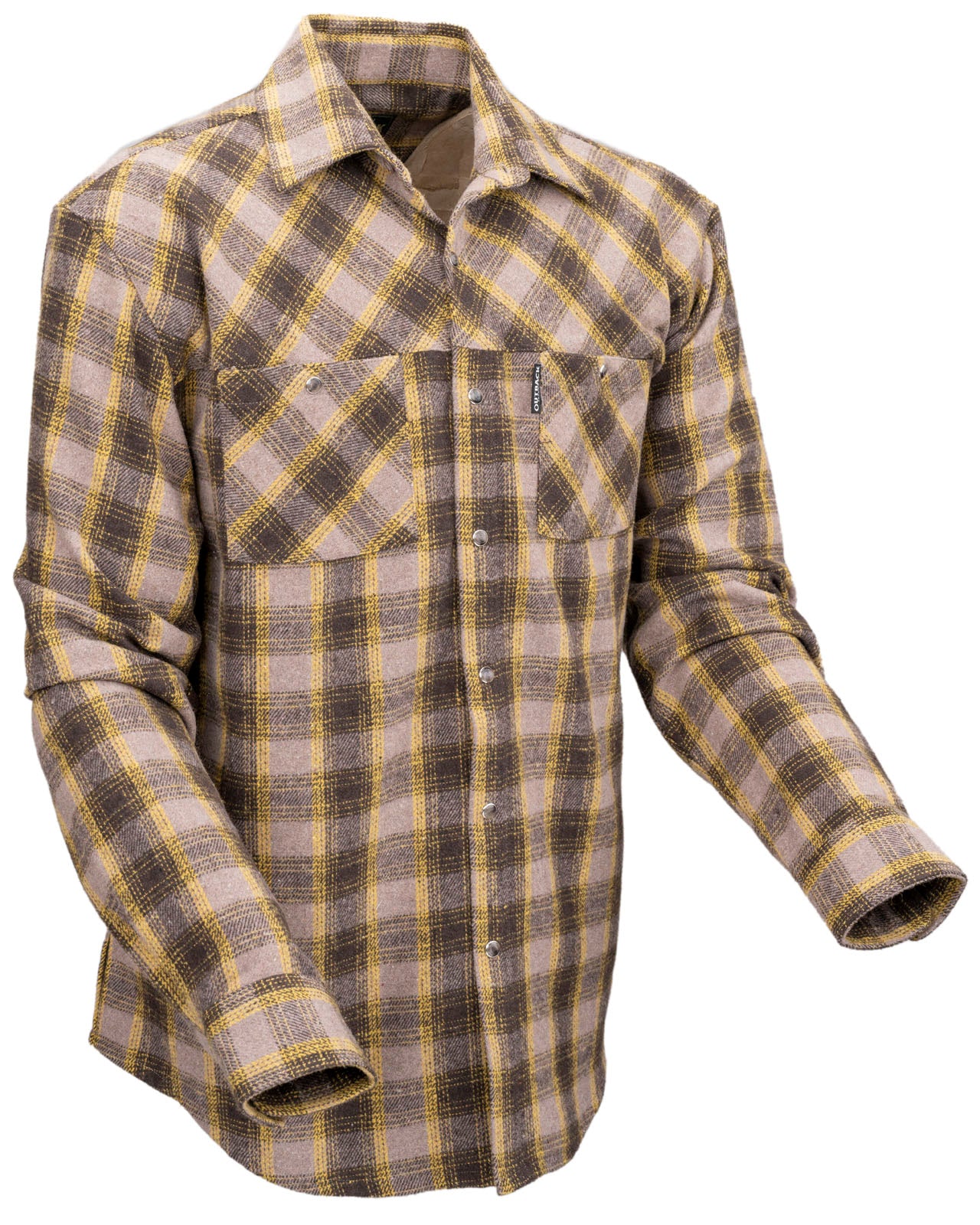 Greyson Flannel Shirt- Brown 