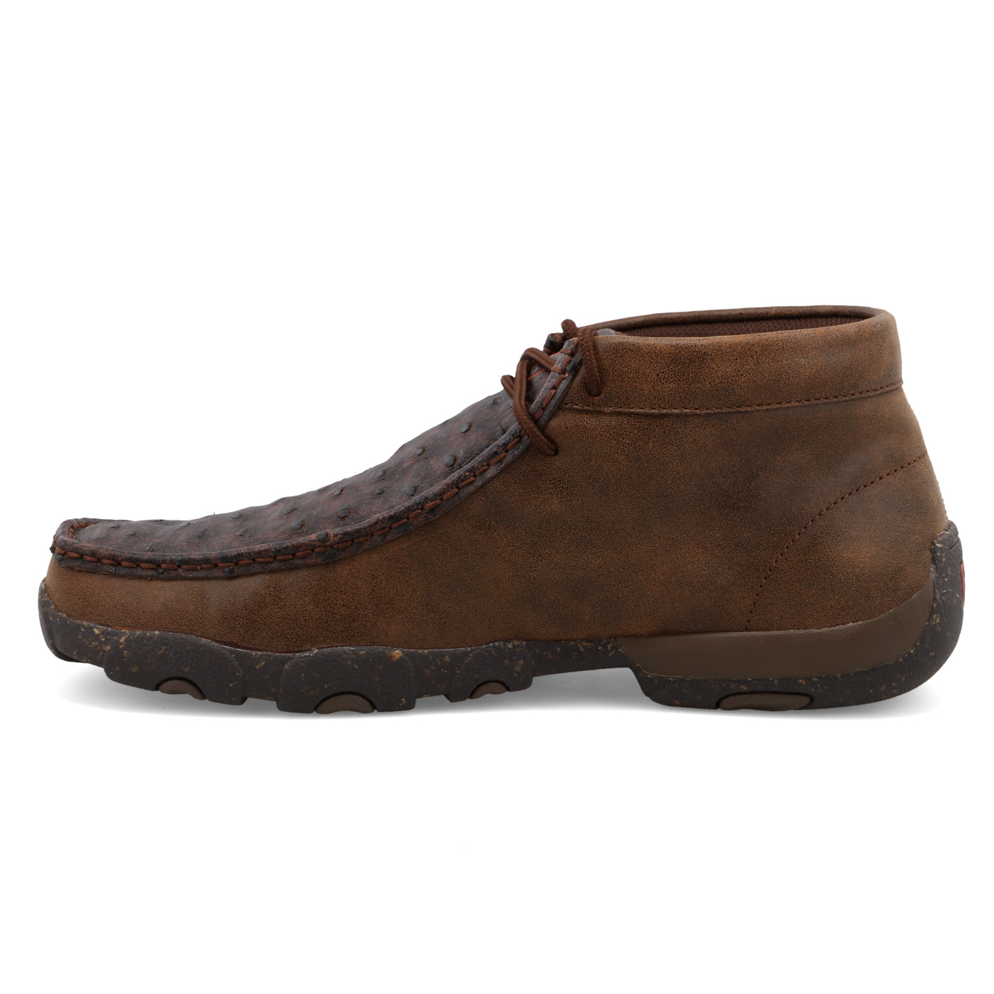 Chukka Driving Moc- Brown/Ostrich- MDM0087